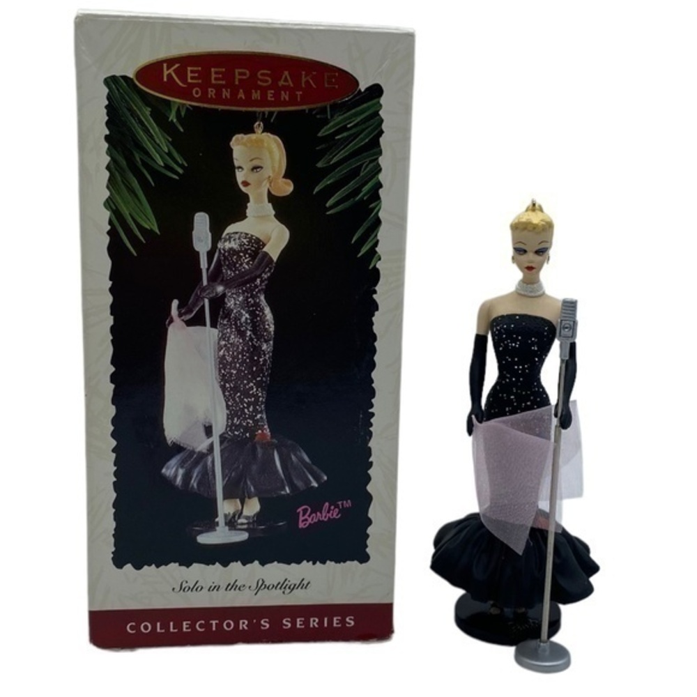 Hallmark Keepsake Vintage Barbie Solo in the Spotlight Ornament 1995 in Box